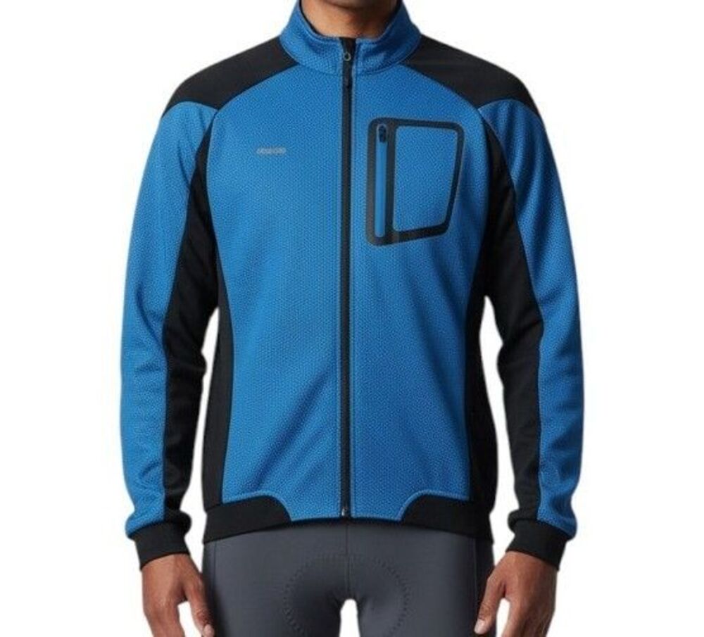 Arsuxeo Softshell Cycling Jacket Men L Wind-Water Resistant Thermal Fleece Lined